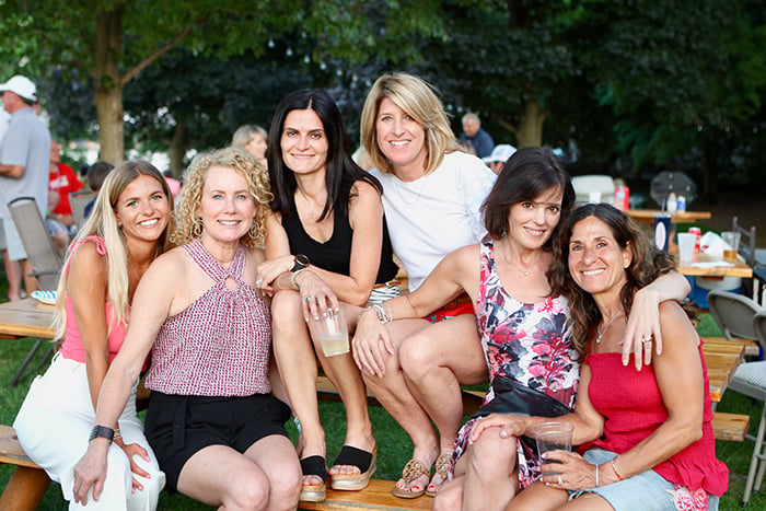 friends at the 4th of july celebration - orchard lake country club